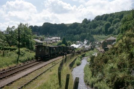 BR(W) 1600 class 1658 at Staple Edge Halt, Gloucestershire with the "REC The Severn Bore Brake Van Special - 2nd Run" Rail Tour on Saturday 20 Jun 1964 - J.J. Smith [060962]