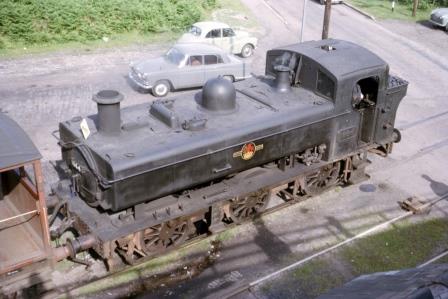 BR(W) 1600 class 1664 at Princess Royal Colliery, Glamorgan with the "REC The Severn Bore Brake Van Special - 2nd Run" Rail Tour on Saturday 20 Jun 1964 - J.J. Smith [060975]