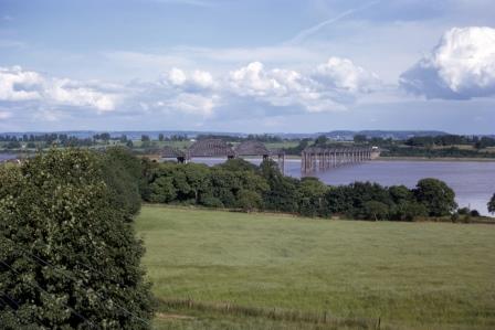 Severn Bridge, Glamorgan with the "REC The Severn Bore Brake Van Special - 2nd Run" Rail Tour on Saturday 20 Jun 1964 - J.J. Smith [060984]