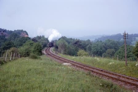 BR(S) 4MT class 80068 near Mayfield, East Sussex with the 7.36am Eastbourne to Tunbridge Wells West on Friday 11 Jun 1965 - J.J. Smith [061008]