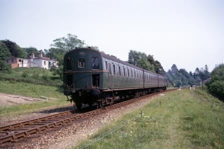 BR(S) Class 207 1306 at Rotherfield, East Sussex with the 1.25pm Eastbourne - Tonbridge service on Friday 11 Jun 1965 - J.J. Smith [061012]