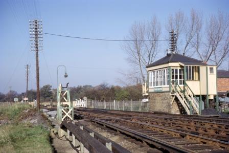 Frimley Junction Signal Box, Surrey on Saturday 06 Nov 1965 - J.J. Smith [061017]