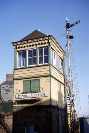 Tunnel Junction Signal Box, Southampton, Hampshire on Saturday 20 Nov 1965 - J.J. Smith [061041]