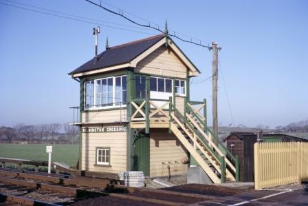 Wilmington Crossing Signal Box, East Sussex on Saturday 27 Nov 1965 - J.J. Smith [061046]