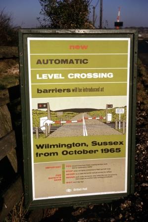 Wilmington Crossing, East Sussex on Saturday 27 Nov 1965 - J.J. Smith [061047]