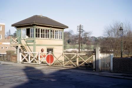 Uckfield Signal Box, East Sussex on Saturday 27 Nov 1965 - J.J. Smith [061048]