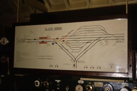Slade Green Signal Box Internal, Greater London on Saturday 31 Oct 1970 - J.J. Smith [061059]