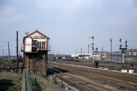 Springs Branch No. 1 Signal Box, Greater Manchester on Saturday 27 Mar 1971 - J.J. Smith [061079]