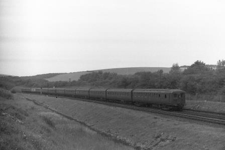 BR(S) Class 6-PAN & BR(S) Class 6-PUL at Patcham, East Sussex with a Victoria - Brighton service on Saturday 30 Jun 1962 - J.H.W. Kent [075233]
