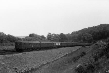 BR(S) Class 6-PUL & BR(S) Class 6-PUL at Patcham, East Sussex with a Brighton - Victoria service on Saturday 30 Jun 1962 - J.H.W. Kent [075241]