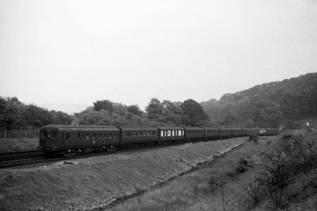 BR(S) Class 6-PUL & BR(S) Class 6-PUL at Patcham, East Sussex with a Brighton - Victoria service circa 30 Jun 1962 - J.H.W. Kent [075244]