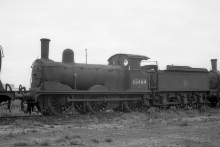 BR(E) J15 class 65464 at Stratford Shed, Greater London circa 21 Oct 1962 - J.H.W. Kent [079119]
