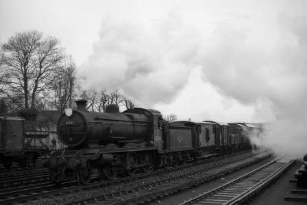 BR(S) K class 32343 at Preston Park Pullman Car Works, Brighton, West Sussex with an up Goods service circa Nov 1962 - J.H.W. Kent [079184]