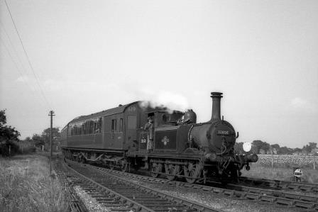 BR(S) Terrier class 32650 at Hayling Island, Hampshire with a Havant - Hayling Island service in 1963 - J.H.W. Kent [079230]