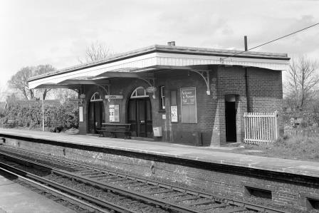 Bosham Station, West Sussex on Saturday 08 Apr 1972 - J. Scrace [080388]