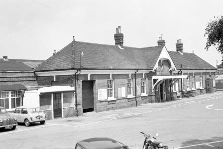 Christchurch Station, Dorset on Monday 24 Jul 1972 - J. Scrace [080831]
