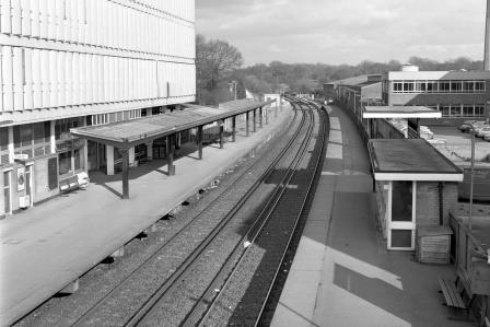 Crawley Station, West Sussex on Tuesday 30 Mar 1982 - J. Scrace [080919]