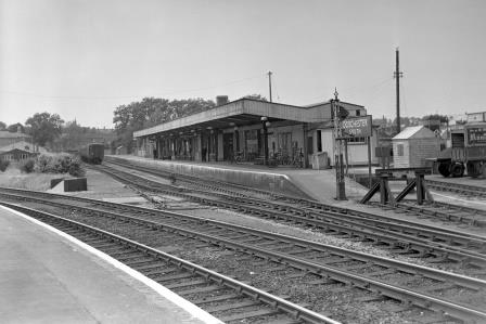 Dorchester South Station, Dorset on Friday 12 Jun 1964 - J. Scrace [081068]
