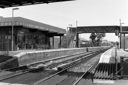 Egham Station, Surrey on Tuesday 14 Jun 1988 - J. Scrace [081330]