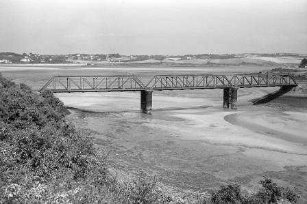 Little Petherick Creek Bridge, Cornwall on Tuesday 18 Jul 1961 - J. Scrace [082093]
