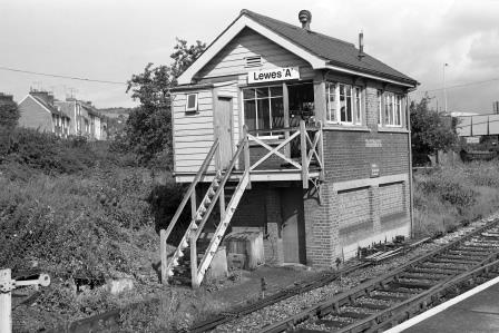 Lewes A Signal Box, East Sussex on Wednesday 20 Aug 1969 - J. Scrace [082130]
