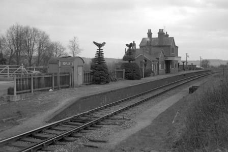 Ropley Station, Hampshire on Sunday 03 Apr 1966 - J. Scrace [082867]