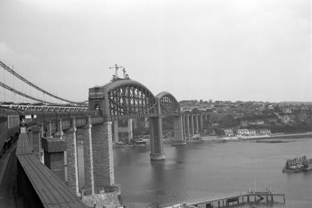 Saltash Bridge, Devon on Saturday 08 Jul 1961 - J. Scrace [082980]