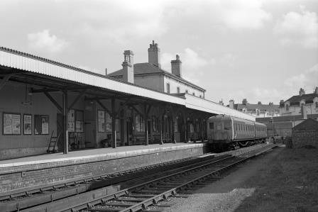 BR Class 2-BIL 2141 at Seaford Station, East Sussex on Sunday 28 Sep 1969 - J. Scrace [083077]
