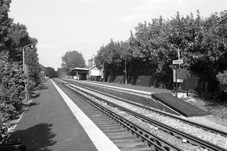 Thames Ditton Station, Greater London on Monday 01 Oct 1973 - J. Scrace [083447]