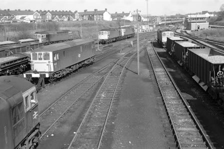 BR Std 73 class 73107 at Tonbridge Yard, Kent on Wednesday 03 May 1978 - J. Scrace [083472]