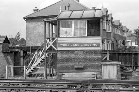 Wood Lane Crossing, Greater London on Friday 25 Jul 1969 - J. Scrace [083671]