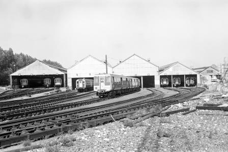 Wimbledon Park Depot, Greater London on Friday 14 Sep 1973 - J. Scrace [083755]