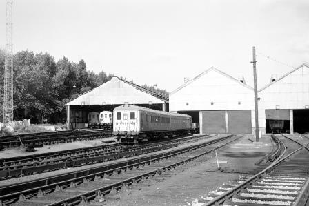 Wimbledon Park Depot, Greater London on Thursday 18 Oct 1973 - J. Scrace [083756]