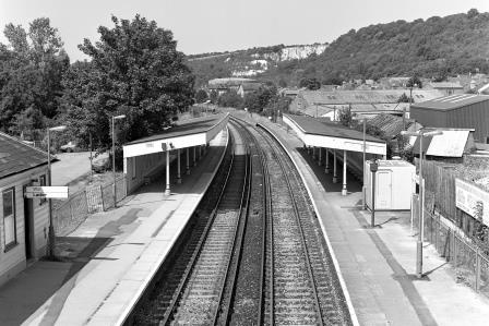 Whyteleafe Station, Surrey on Friday 04 Aug 1989 - J. Scrace [083861]