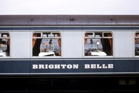 BR(S) Class 5-BEL 3052 at Brighton, East Sussex with the "Brighton Belle" in station on Friday 28 Apr 1972 - J. Scrace [084000]