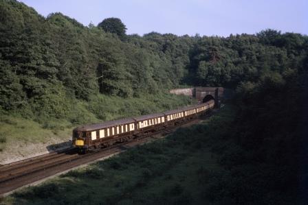 BR(S) Class 5-BEL at Balcombe Tunnel, West Sussex with the "Brighton Belle" on Saturday 15 Jun 1968 - J. Scrace [084093]