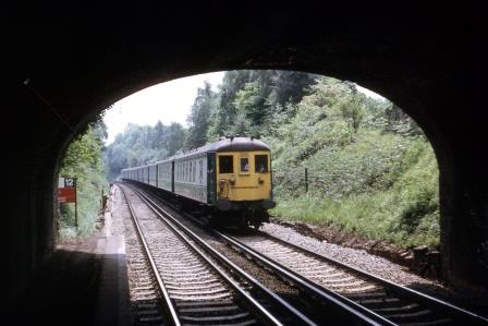 BR(S) Class 5-BEL 3051 at Balcombe, West Sussex with the "Brighton Belle" on Tuesday 01 Jun 1971 - J. Scrace [084098]
