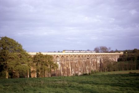 BR(S) Class 5-BEL at Ouse Valley Viaduct, East Sussex with the "Brighton Belle" on Sunday 30 Apr 1972 - J. Scrace [084101]