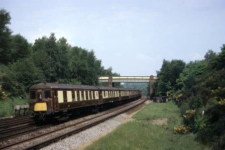 BR(S) Class 5-BEL 3051 at Haywards Heath, West Sussex with the "Brighton Belle" on Saturday 01 Jun 1968 - J. Scrace [084104]