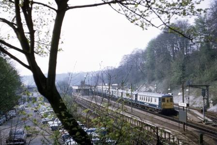 BR(S) Class 5-BEL at Preston Park Station, East Sussex with the "Brighton Belle" on Wednesday 30 Apr 1969 - J. Scrace [084122]