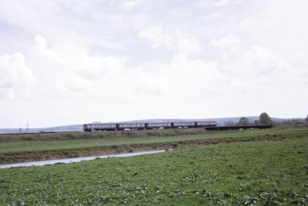 BR(S) Class 5-BEL 3051 at Pulborough, West Sussex with the "SEG Southern Belle" Rail Tour on Sunday 30 Apr 1972 - J. Scrace [084156]
