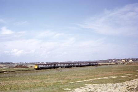 BR(S) Class 5-BEL 3053 at Normans Bay, East Sussex with the "RCTS Brighton Belle Commemorative" Rail Tour on Saturday 08 Apr 1972 - J. Scrace [084158]