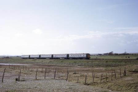 BR(S) Class 5-BEL 3053 at Normans Bay, East Sussex with the "RCTS Brighton Belle Commemorative" Rail Tour on Saturday 08 Apr 1972 - J. Scrace [084161]