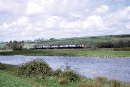 BR(S) Class 5-BEL 3051 at Amberley, West Sussex with the "SEG Southern Belle" Rail Tour on Sunday 30 Apr 1972 - J. Scrace [084198]