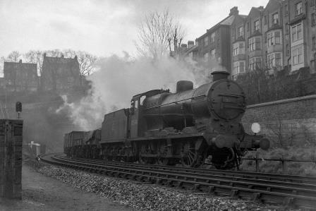 BR(S) Q class 30544 at Cliftonville Spur, Preston Park, East Sussex with a Northbound Goods on Friday 29 Feb 1952 - J.H.W. Kent [090005]