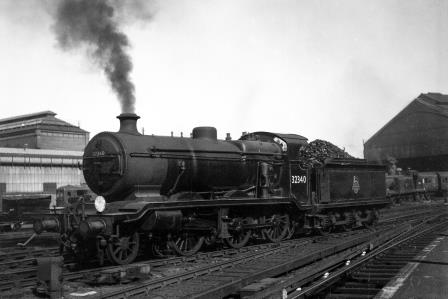 BR(S) K class 32340 at Brighton Shed, East Sussex on Saturday 19 Jul 1952 - J.H.W. Kent [090346]