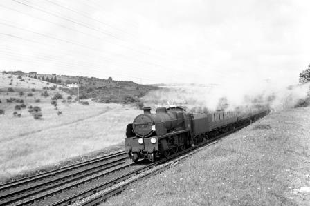 BR(S) U1 class 31893 at Patcham, East Sussex with a WR - Brighton service on Sunday 03 Aug 1952 - J.H.W. Kent [090402]