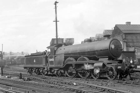BR(S) Brighton Atlantic class 32425 'Trevose Head' at Brighton Shed, East Sussex on Sunday 17 Aug 1952 - J.H.W. Kent [090430]