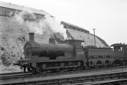 BR(S) O1 class 31430 at Dover Shed, Kent on Monday 18 Aug 1952 - J.H.W. Kent [090442]