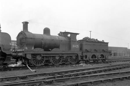 BR(S) O1 class 31425 at Dover Shed, Kent on Monday 18 Aug 1952 - J.H.W. Kent [090443]